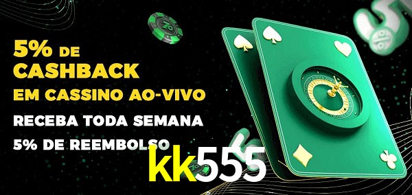 Promoções do cassino ao Vivo kk555